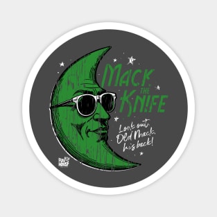 Noir Mack the Knife Magnet